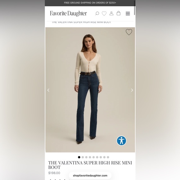 Favorite Daughter Denim - NWT Favorite Daughter The Valentina Jean